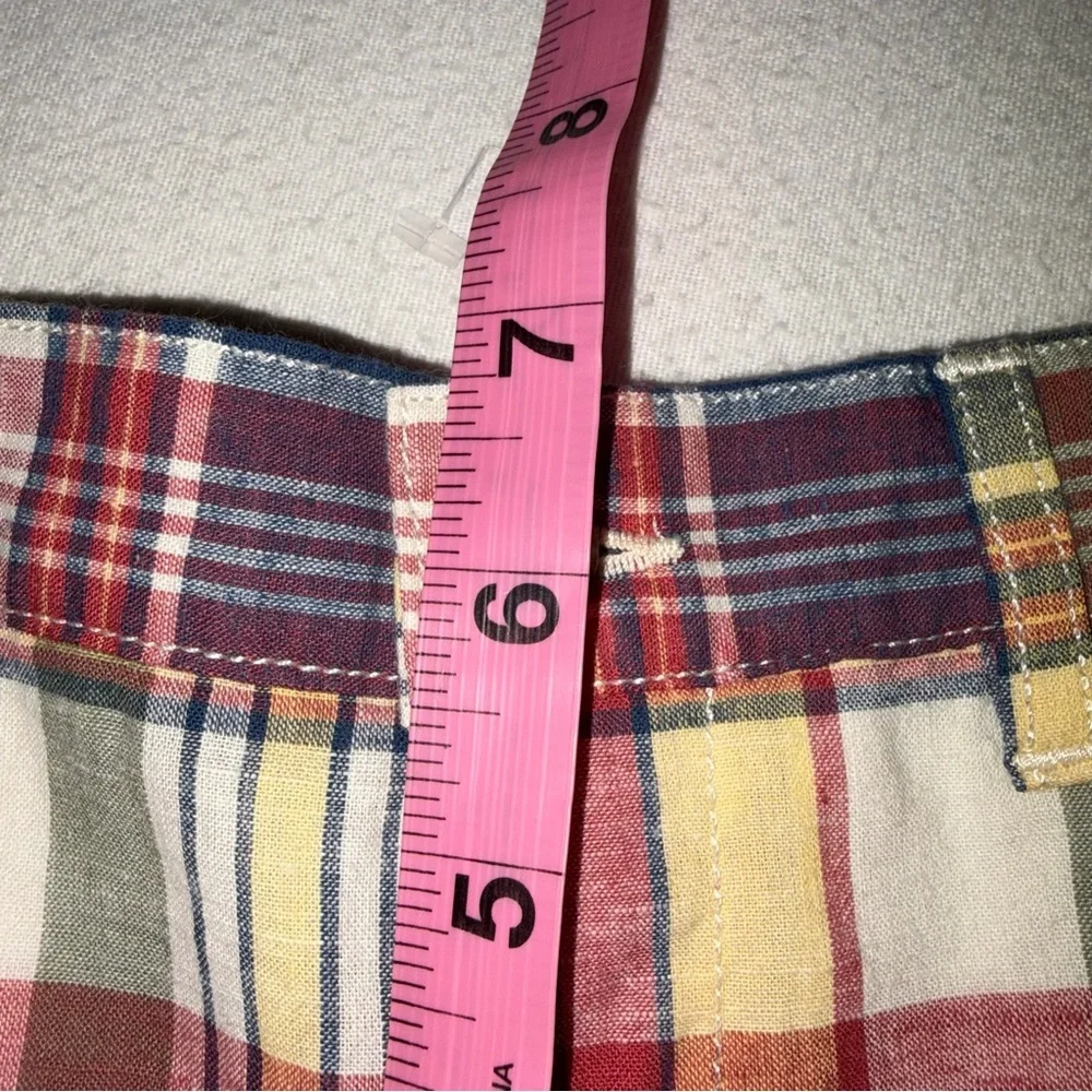 Ralph Lauren Baby Boy Multi Colored Plaid Pretty Easter Spring Shorts‎ Size 6M